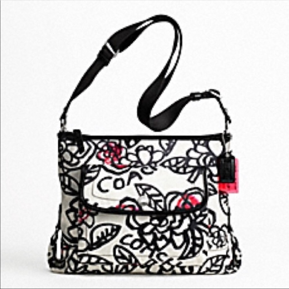 Coach Poppy Graffiti Crossbody